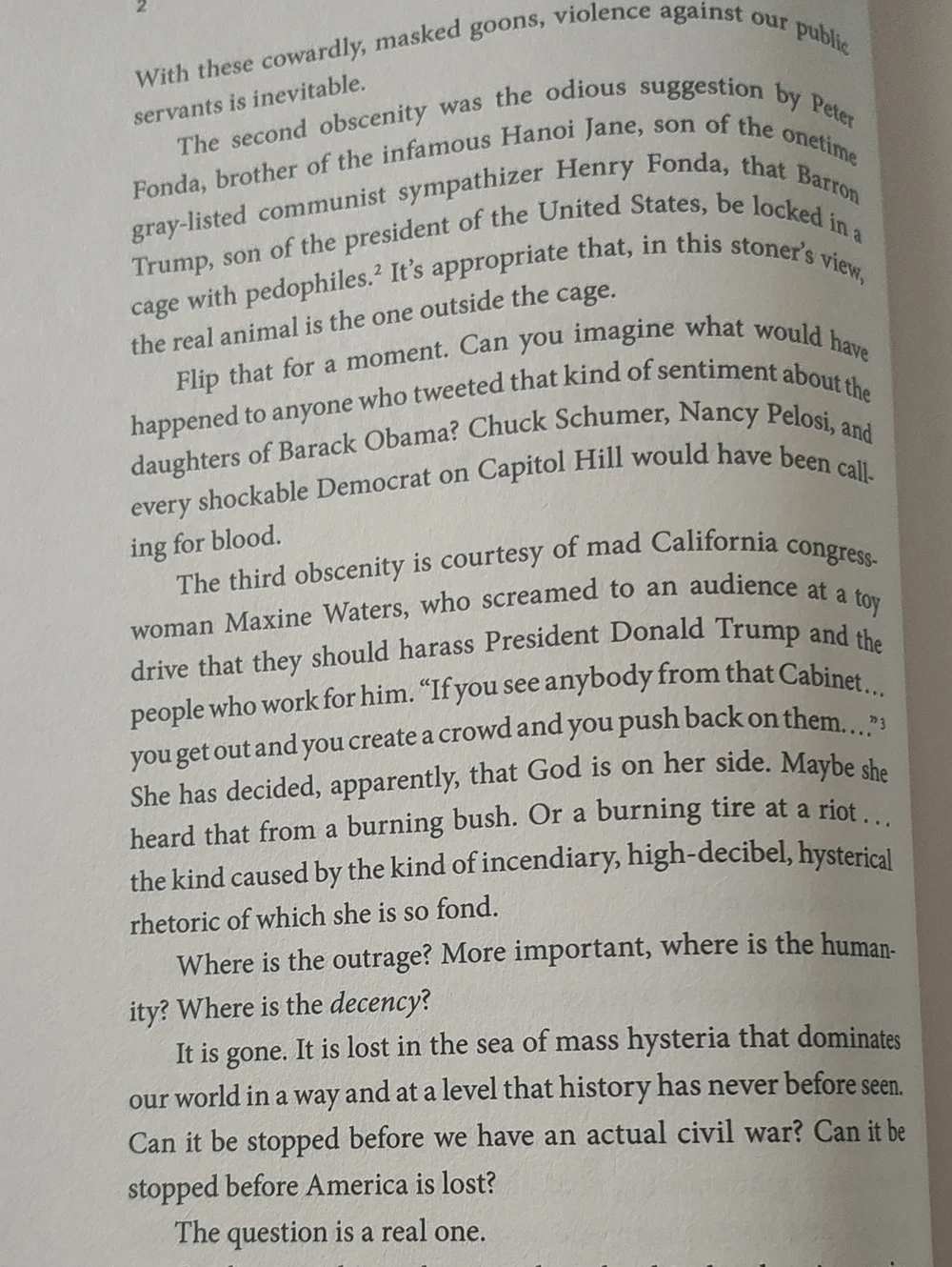 FALL READING: STOP MASS HYSTERIA